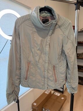 Light sea foam green Women's Collar Jacket